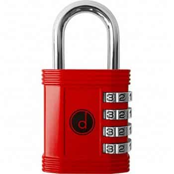 Padlock - 4 Digit Combination Lock for Gym, Sports