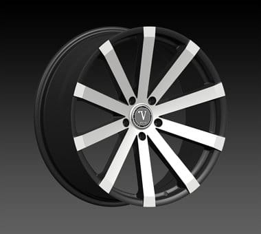 22" Velocity Vw12 Wheels 22x9 Offset:13 Machine Black Rims Sale 5x120(4pieces)