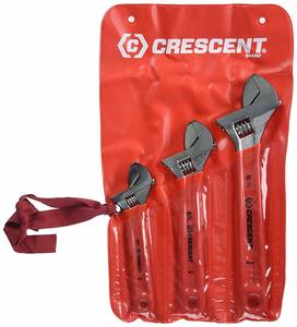 3 Crescent 3 Pc. Adjustable Cushion Grip Wrench Set 6