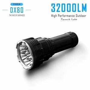 4. LXH IMALENT DX80 8PCS Cree XHP70 32000Lumen LED Flashlight