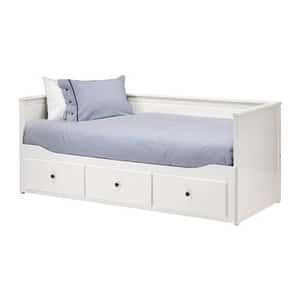 7. Ikea Daybed frame with 3 drawers, white 828.142911.1038