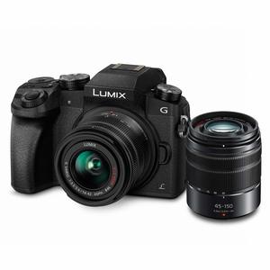 7. PANASONIC LUMIX G7 4K Digital Mirrorless Camera 4-42mm and 45-150mm Lenses