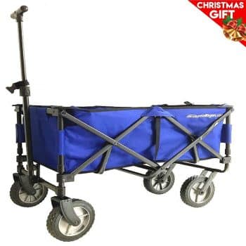 EasyGoWagon 2.0 -Folding Wagon - Collapsible Heavy Duty Utility Pull Wagon - Fits in Trunk of Standard Car