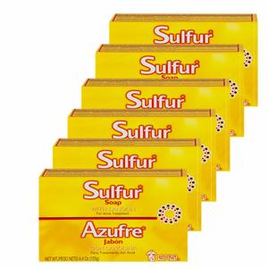 8. Grisi Sulfur Soap for Acne - 6 pack