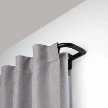 Umbra Twilight Double Curtain Rod Set – Wrap Around Design is Ideal for Blackout Curtains or Room Darkening Curtains