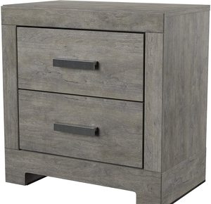 #1 Ashley Furniture Signature Design Gray Culverbach Nightstand