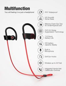 1. Otium IPX7 Bluetooth Headphones