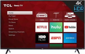 1. TCL 55S425 4K Smart LED Roku TV