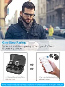 2. PASONOMI IPX7 Waterproof Bluetooth Earbuds