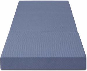 7- Olee Sleep Topper Tri-Folding Memory Foam Mattress