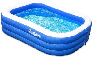 #1 Homech Family Inflatable Swimming Pool