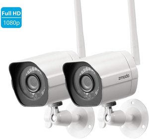 #1. Zmodo Wireless Indoor Outdoor Security Camera System Full HD Home