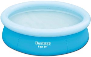 #4 Bestway 57252E 6ft x 20in Round Inflatable Pool, Blue