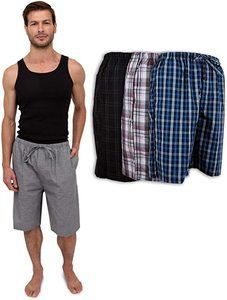 #9 Men's Soft Poplin Pajama And Sleep Jam Short