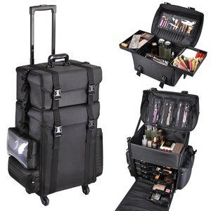 #1 AW Classic Black 2in1 Makeup Case