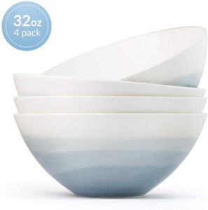 #10 Luna 4PC 6.7 Glacial Porcelain Bowls