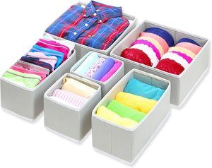 #3. Simple Houseware Cloth Storage Closet Foldable Dresser 