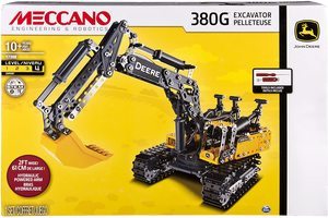 #6. Meccano-Erector –380G Excavator John Deere with Working Hydraulics