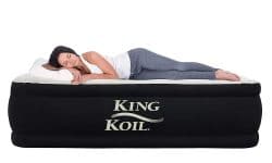 SoundAsleep Dream Series Inflatable Air Mattress with Internal High Capacity Pump