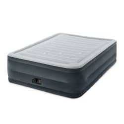 Intex Comfort Plush Dura-Beam Queen Airbed with Built-in Electric Pump