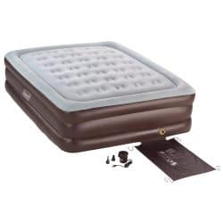 Coleman Air Mattress Double-High Queen Airbed with 120 Volt Pump