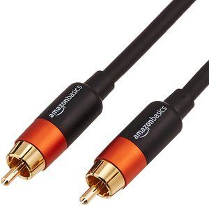 3. AmazonBasics Digital Audio Coaxial Cable - 4 Feet