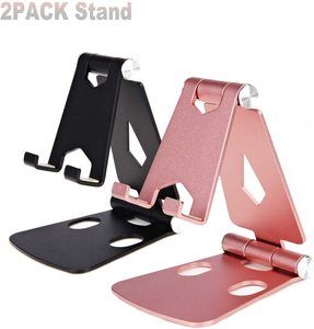 5. Height Adjustable Sturdy Aluminum Metal Phone Holder