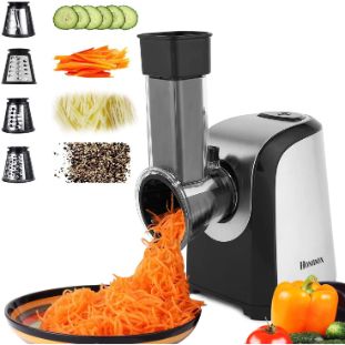 6. Homdox Salad Shooter Electric Slicer, One-Touch Control