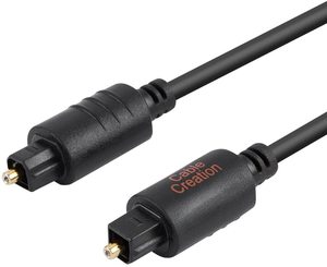 9. CableCreation Toslink Cable Male to Male Digital Optical Cable