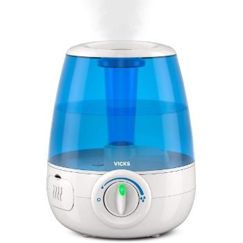 9. Vicks Filter-Free Ultrasonic Visible Cool Mist Humidifier