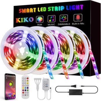 5. 65.6ft 20m Ultra-Long KIKO Smart LED Lights