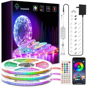 9. Keepsmile Ultra-Long RGB Led Lights Strip