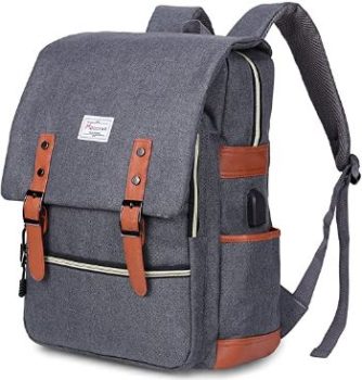 2. Modoker Vintage Laptop Backpack for Men