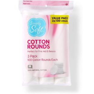 4. Simply Soft Cotton Rounds, 100 counts