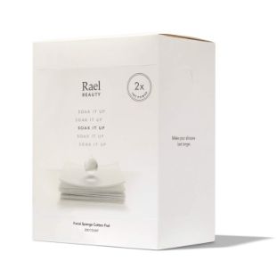 5. Rael Facial Sponge Cotton Pads (200 counts)