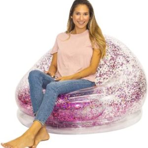 8. Air Candy Inflatable Beanless CityChairs (Pink)