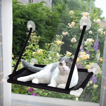 #8. Tempcore Cat Window Perch, Cat Hammock