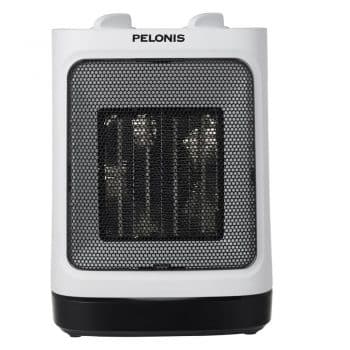 PELONIS Portable Ceramic Space Heater Small Rooms Oscillation & Adjustable Thermostat