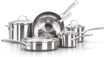 3. Calphalon Classic Pots And Pans Set, 10 pieces