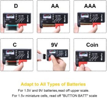 3. WeePro Universal Battery Tester Monitor