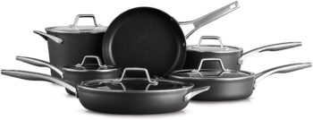 8. Calphalon Premier Nonstick 11 Piece Cookware Set