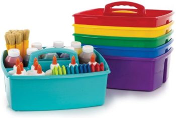 1. Storex Large Classroom Caddy