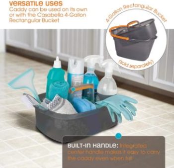 10. Casabella Cleaning Handle Bucket