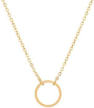 10. Fettero Women Moon Necklace