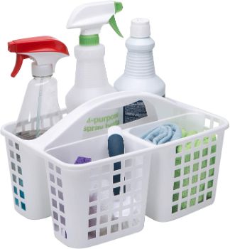 2. Simplify Bath Bliss Plastic Storage Utility Caddy Tote