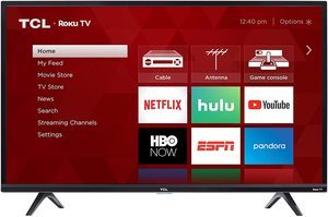 9. TCL 49S325 1080p Smart Roku LED TV