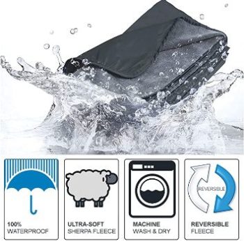 #4. Tirrinia Waterproof Outdoor Blanket