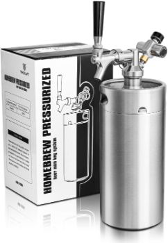 #5. TMCRAFT Mini Keg Growler