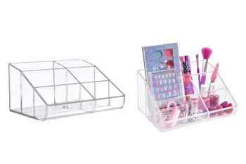 1. Premium Quality Plastic Cosmetic Storage and Makeup Palette Organizer