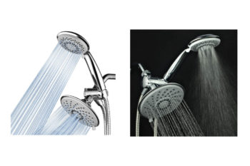 HotelSpa® 30-Setting Ultra-Luxury 3 way Rainfall Shower-Head